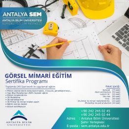 Görsel Mimari Eğitim Sertifika Programı & Uzaktan Eğitim